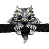 Dragon Bracelet Twisted Rope Retro Chinese Style Polished Alloy Lightweight Hip-Hop Wrist Accessory Unisex Bangle Jewelry