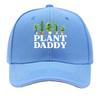 UnisexS Vintage Plant Daddy  Adjustable Hat with Potted Plant Design  PLANT DADDY Text  Distresse Sandwich Baseball Cap