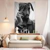Rapper TTupac SShakur Cartoon Tapestry Art Science Fiction Room Home Decor Wall Hanging Sheets