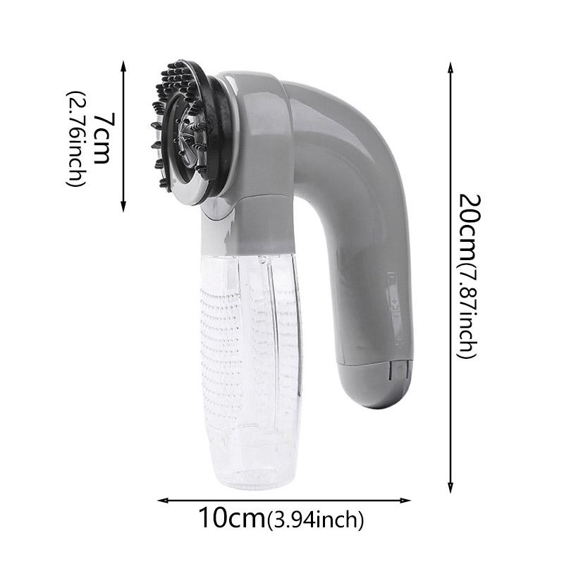 

Portable Electric Cat and Dog Hair Vacuum Massage Clean Dual Purpose Cleaner Device Cleaning Vacuum Cleaner Cat Grooming Tools сірий колір