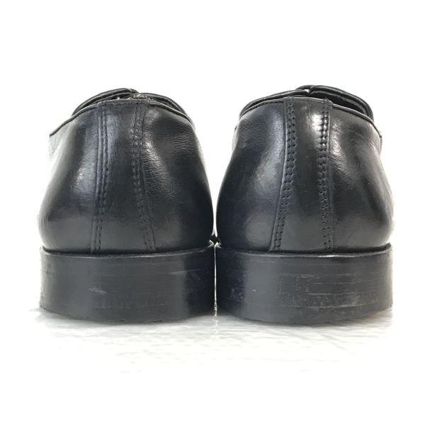 Lloyd Made in Germany Leather Straight Tip Balmoral Dress Shoes Size 8F 42 26.5cm Black(USED)