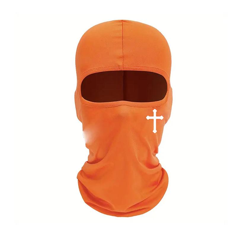 1Pcs Cross Riding Helmet Headgear Breathable Black Balaclava Face Mask Moisture Wicking For Cycling Hiking Outdoor Headgear