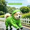 Haustierkleidung Hund Sommer-Regenmantel für Teddy Bichon Frise Schnauzer Kleine mittelgroße Hunde Vollständig abdeckend Wasserdicht Handwäsche Gefertigt