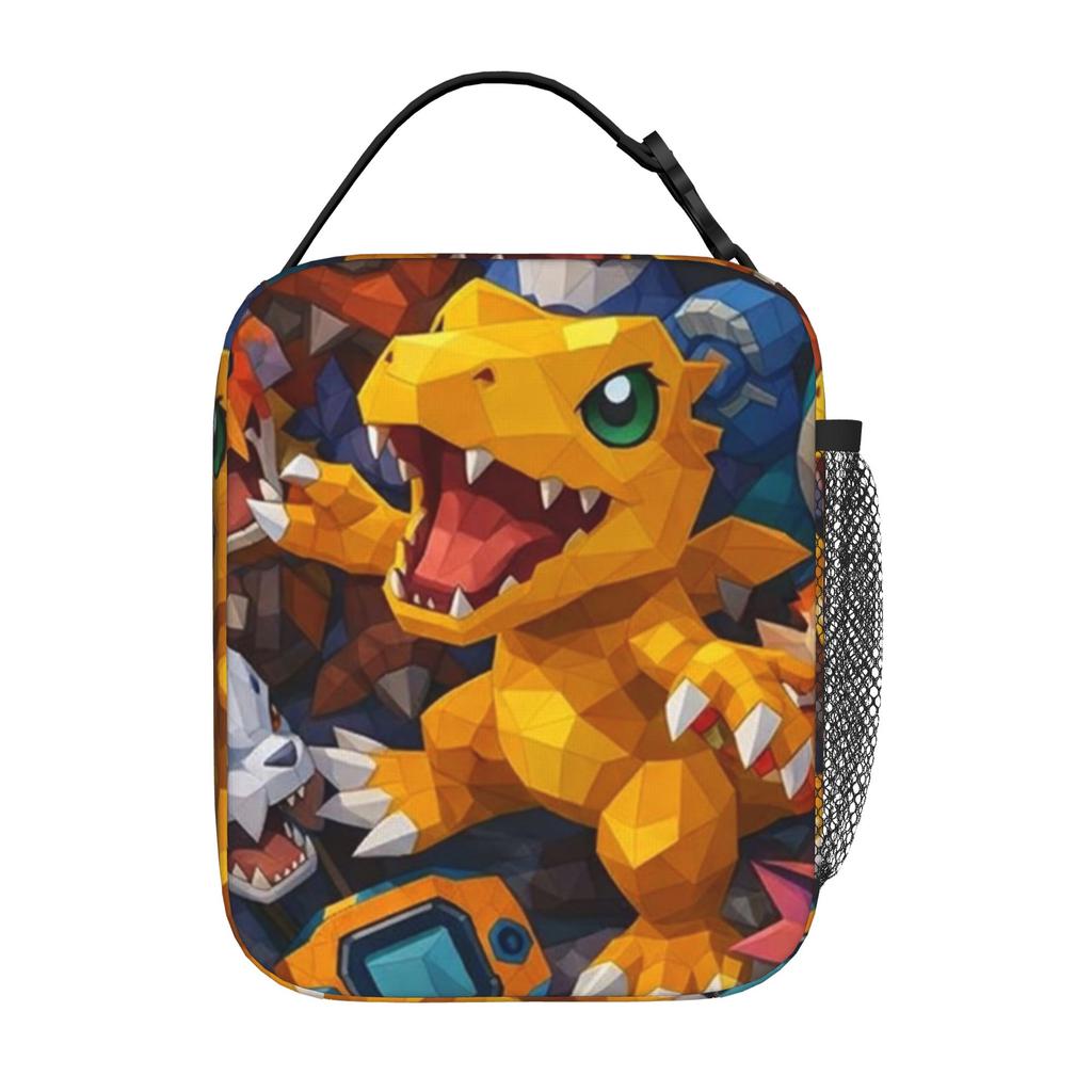 Back to school season Digimon Picnic Bag Agumon (2) Washable Fashionable Personalised Food Storage Lunch Bag