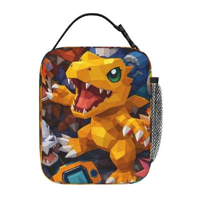 Back To School Season Digimon Picnic Bag Agumon (2) Washable Fashionable Personalised Food Storage Lunch Bag