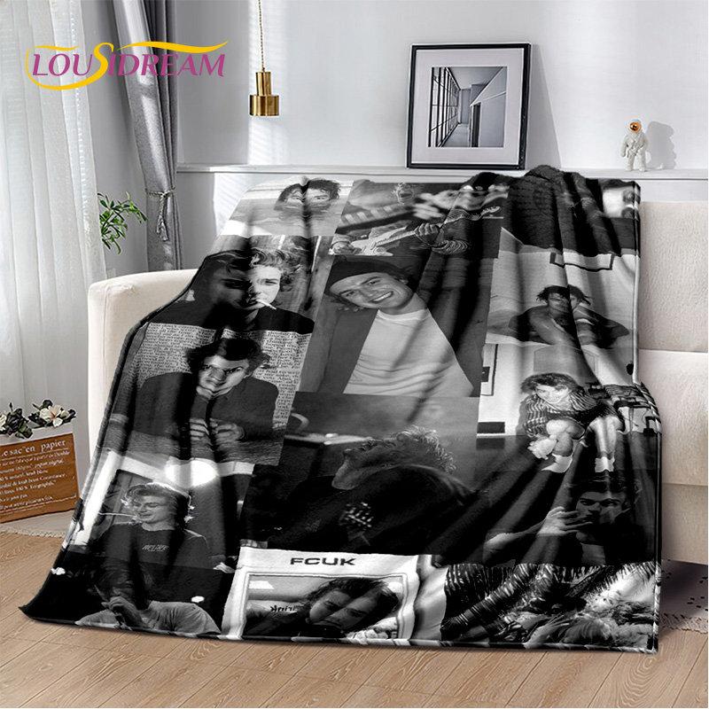 Joe Keery Steve Harrington Soft Plush Blanket,Flannel Blanket Throw Blanket for Living Room Bedroom Bed Sofa Picnic Cover Kids