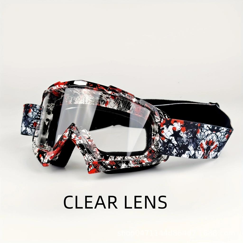 Goggles Riding Glasses Outdoor Motorcycle Off-Road Goggles ATV Men's and Women's Mountain Bike Bike Windshield Lenses