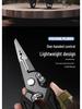 Stainless Steel Fishing Pliers - Multi-Functional Lure & Hook Remover with Split Ring Opener