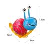 Metal Snail Garden Decor Ornament Handmade Adorable Lawn Decoration Wall Sculpture for Outdoor Indoor Sturdy Multipurpose