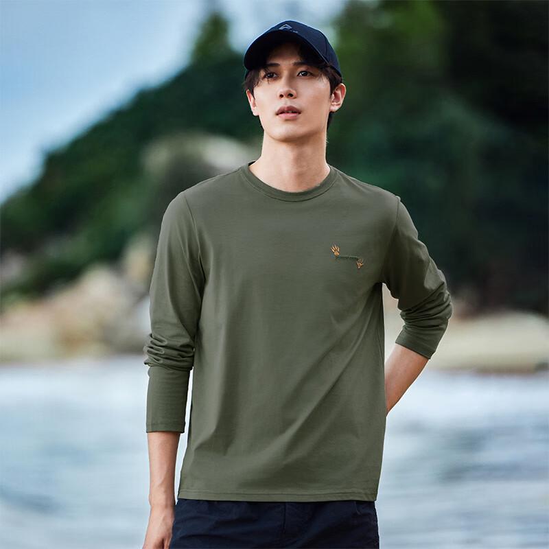 

Trailblazer Men s Embroidered Long Sleeve Round Neck T-Shirt ACS409106 XL