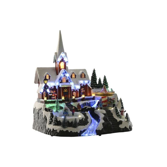 Décoration de Noël musicale - Home ESPRIT - Multicolore - 33x31x38 cm - Ornement original - Qualité supérieure