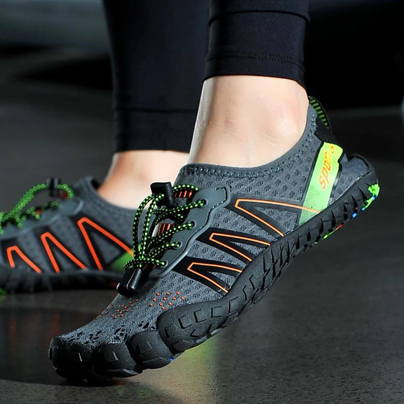 Unisex Barefoot Shoes Outdoor Men Training Running Shoes Quick-drying Swimming Aqua Shoes Lightweight Women Casual Fitness Shoes