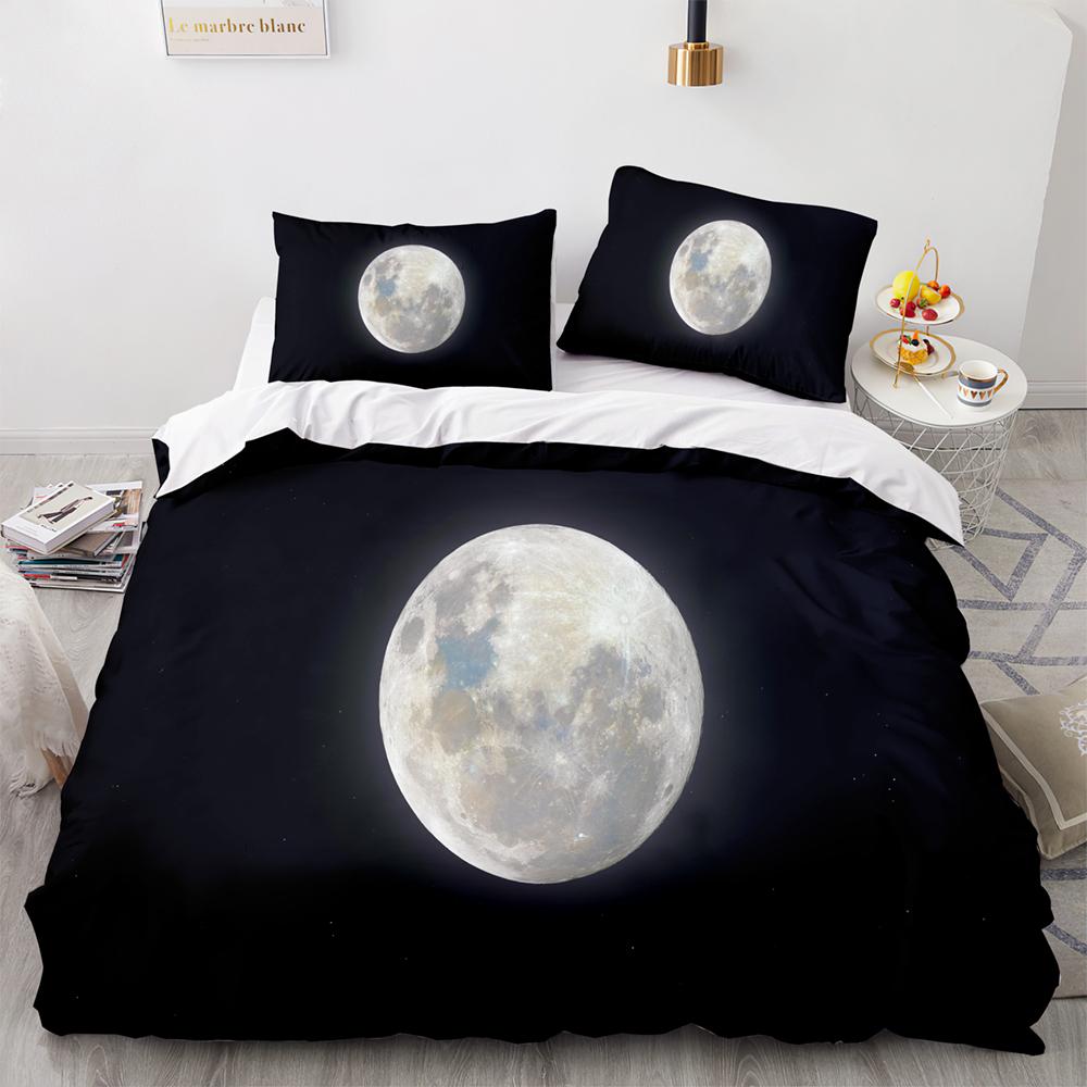 Earth Beding Set Single Twin Ful Quen King-Sized Dimensionsd Dimensions Universe Planet Bed Linen Set Aldult Kid Bedrom thre-piece suits 3D Pri