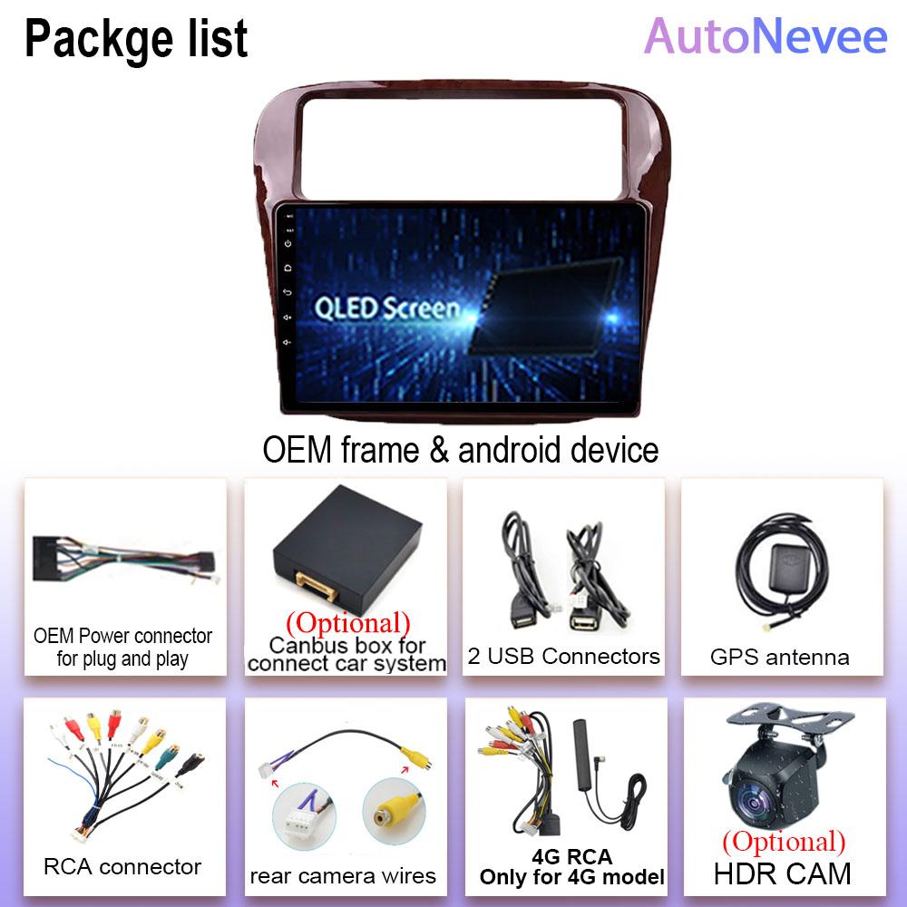 Car Android For Honda Odyssey RA1 RA5 1996 - 1999 Multimedia Player GPS Navigation High-Performance CPU HDR QLED Screen  5G WIFI