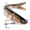 Multi-Section Fish Fishing Gear Lure Bait 10 Color Submerged Tossing Bait Lure Hard Bait