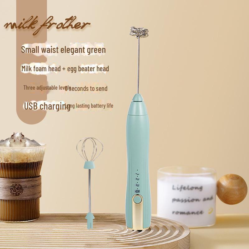 "Wireless Handheld Mini Milk Frother & Egg Beater"