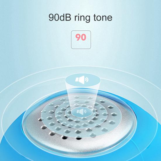 Electric Bicycle Bell Handlebar Mounted 90dB High Decibel 3 Sound Modes Rainproof Battery Operated Electric Mountain Bike Horn Bike Accessories