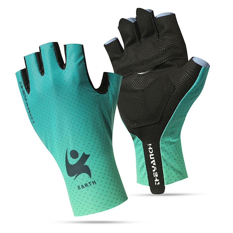 

Loogdeel Spring Summer Non-Slip Exercise Fitness Training Fishing Outdoor Sports Hand Protection Suitable For Men Women Cycling Half-Finger Glove M зелёный