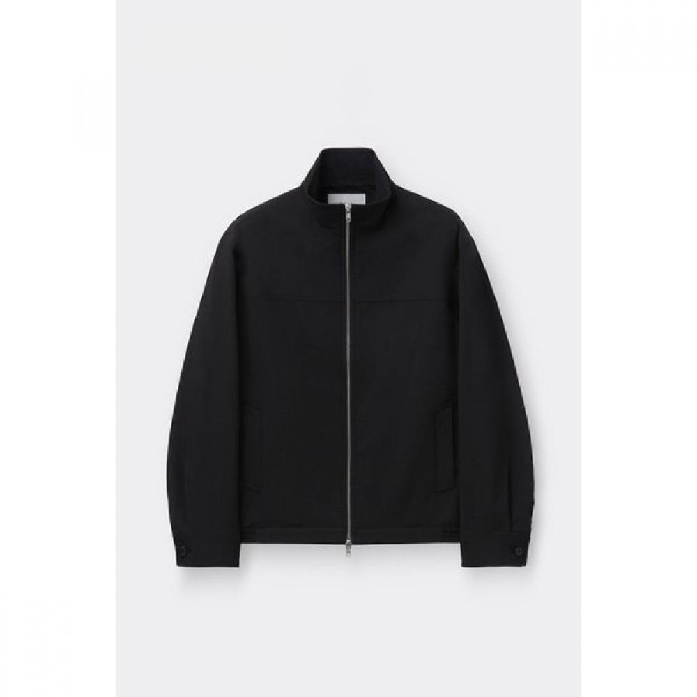 Customellow Black High Neck Light Jacket C9uam26113bkx