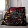 1pc Black Bear Costume Blanket - Lightweight Flannel Fleece with Digital Printing, Soft Warm for Sofa, Travel, Camping, Office yy251018277