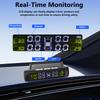 Smart Car TPMS Digital LCD Display Universal Auto Security Alarm Tyre Pressure Monitoring System Solar Charging