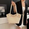 Trendy and Fashionable Straw Bag, New Large-capacity Shoulder Tote Bag, Small Fresh Underarm Woven Handbag for Women