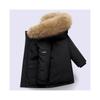 Kids Boys Coat Hooded Parka Jacket Outwear