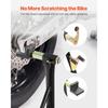 VEVOR Motorcycle Stand Lift, 1100lbs Capacity Front Rear Combo Stand Lift, Front Wheel Dual-Fork Stand, Rear U+L Fork Swingarm Spool Stand
