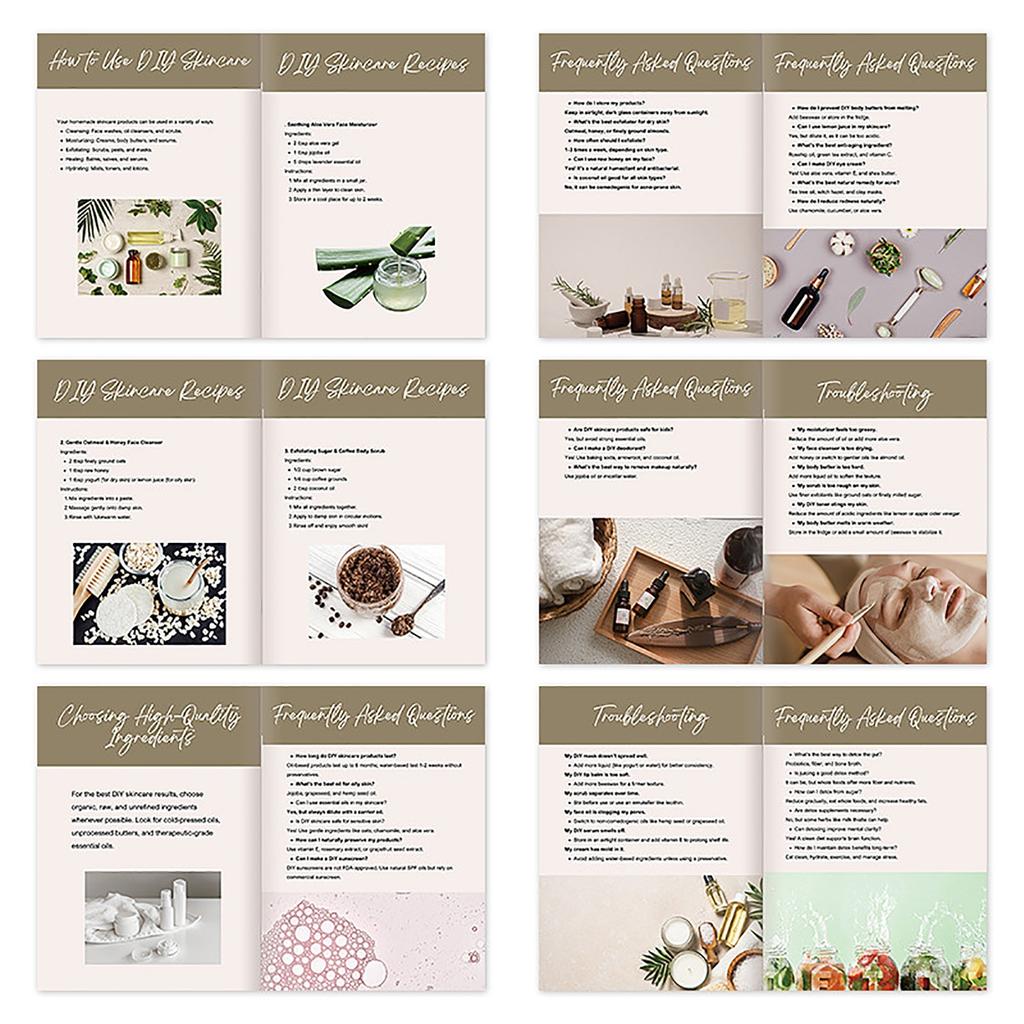 DIY & Skin Journal – Natural Beauty Notebook