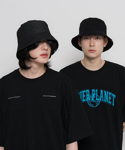Egseupieo X Bucket Hat Round Black