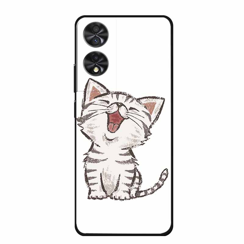 Pouzdro na telefon pro TCL 40 NxtPaper Zadní kryt Pouzdro 6,78" Funda Černý silikon Měkké Coque Pro TCL 40 NxtPaper Pouzdro Skořepina Nárazuvzdorné