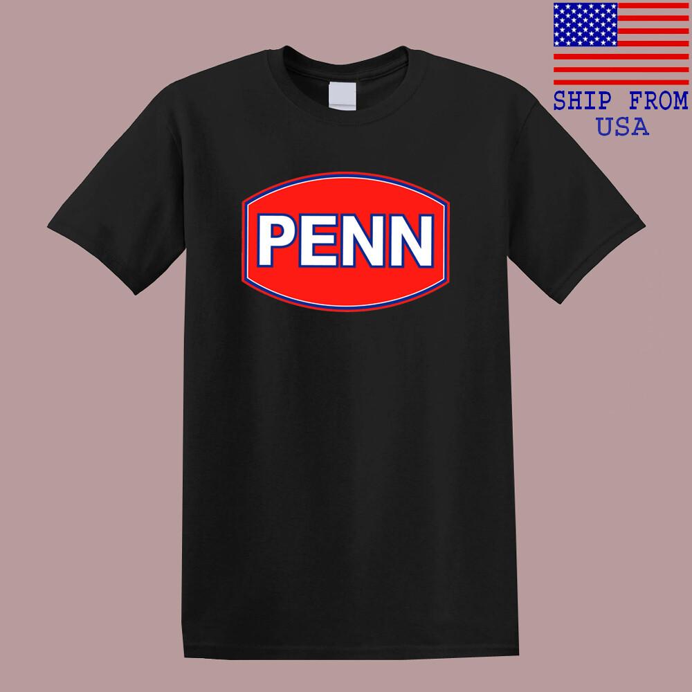 PENN Fishing Men#039;s Black Size S5XL Unisex T-Shirt XXXL