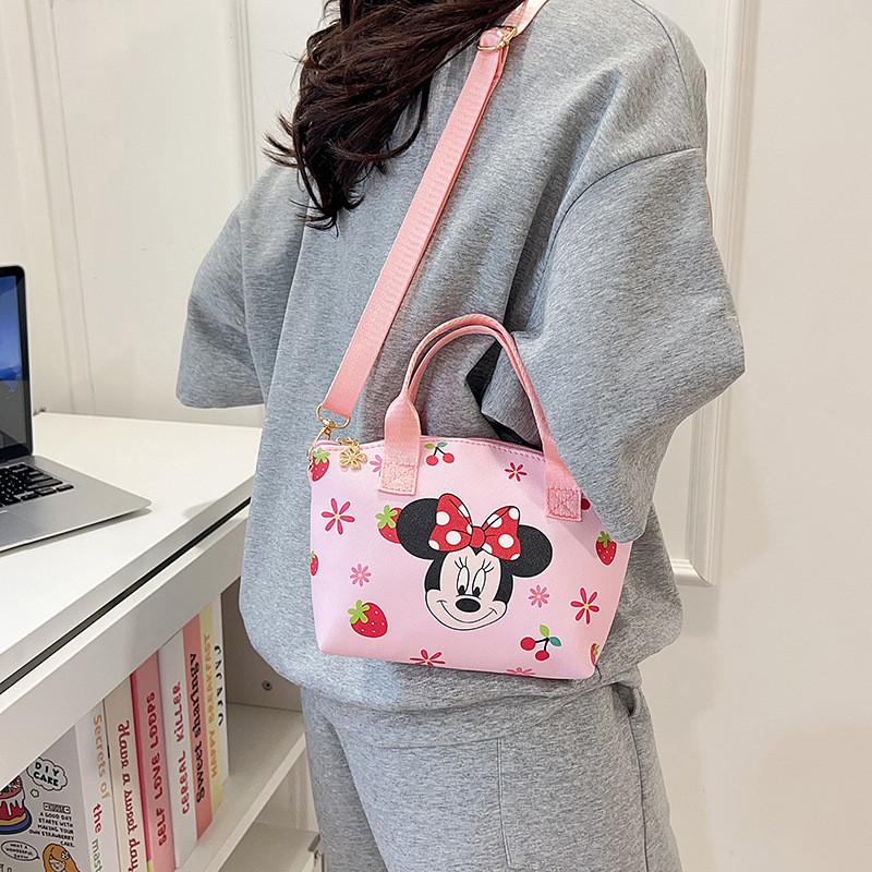 Minnie Kuromi Cinnamoroll Hello Kitty Melody Cartoon Leder Umhängetasche Mit PU-Material Für Den Lässigen Täglichen Gebrauch