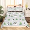 Bedding Set Snowmen for White Snowflake