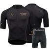 Conjunto de Maillot de Ciclismo para Hombre Transpirable de Secado Rápido Seda de Leche Manga Corta para Montaña