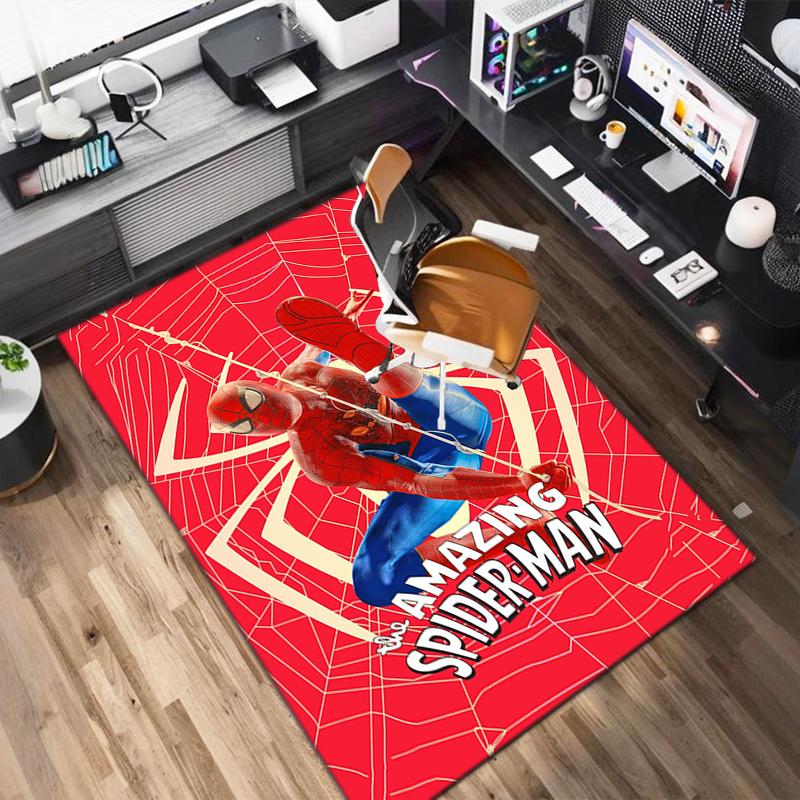 1 Stück Spider-Man Teppich - Heimdekoration Teppich für Wohnzimmer Schlafzimmer Bodenbelag Computertisch Bereichsteppich