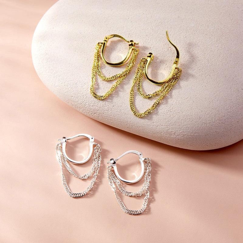 Fashion Design French Chain Earrings, Daily Matching With Popular Temperament