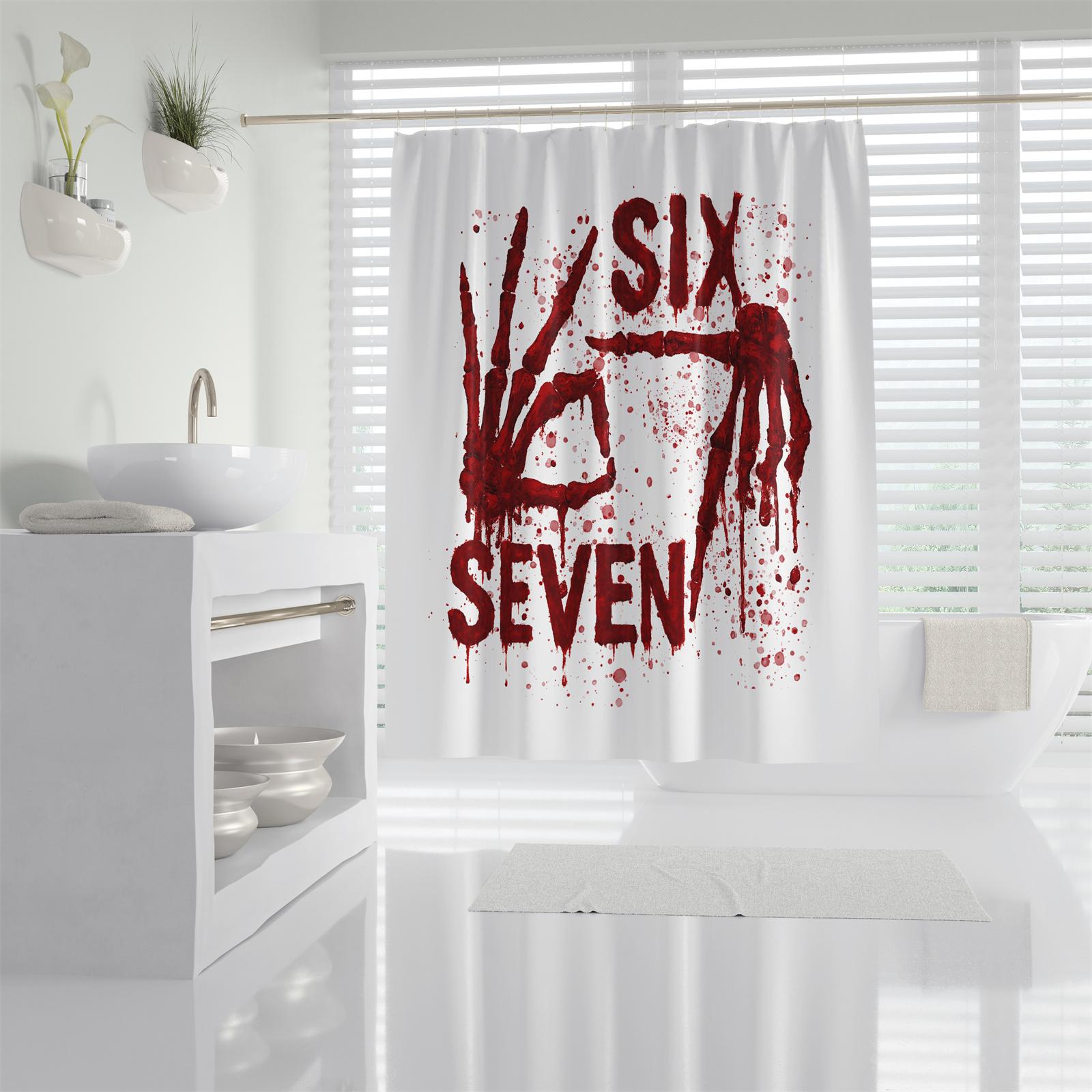

Gaslight Gatekeep Girlboss Spooky Halloween 67 Skeleton 67 Hand Shower Curtain Set With Grommets And Hooks For Bathroom Decor W60H190(CM)-1 Pcs