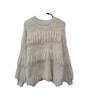 Soft Waxy Imitation Mink Fleece Knitted Sweater Top Women's Autumn and Winter New Tassel Design Loose Sweater Pullover