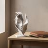 Statue Half Face Sculpture Artistic Sense Facial Ornaments Gift Art Ornaments  Bedroom