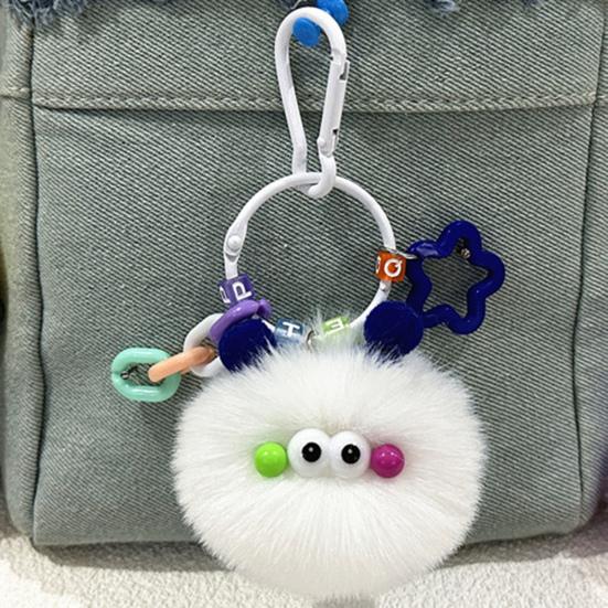 Keychain Cartoon Plush Doll Charm Decorative Key Chain Fine Craftsmanship Key Holder Backpack Key