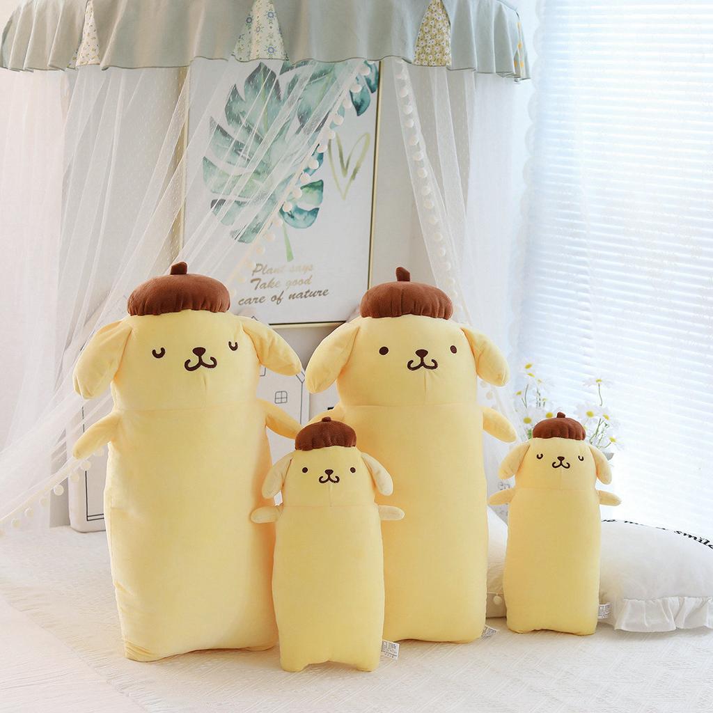 4265Cm Very Long Sanrio Pom Pom Puirn Plush Toys Kawaii Sanrio Pompompurin Stuffed Dolls Room Decor Bedside Cushion Sofa Pillow