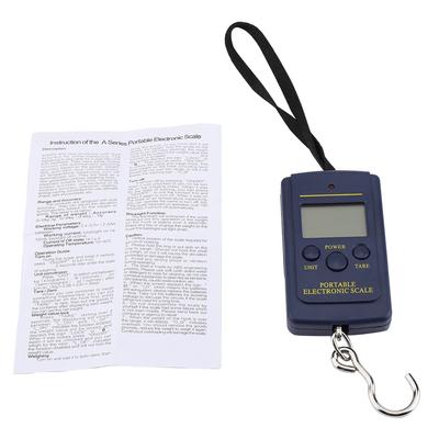 40 kg/10 g elektronische Waage, digitale hängende Gepäckwaage, tragbare Waage mit Haken