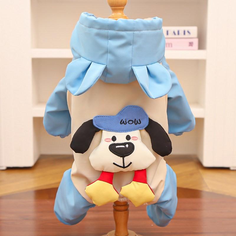 Winter Pet Dog Coat 4-Leg Warm Thick Fleece Waterproof Jacket Small Medium Large Dogs