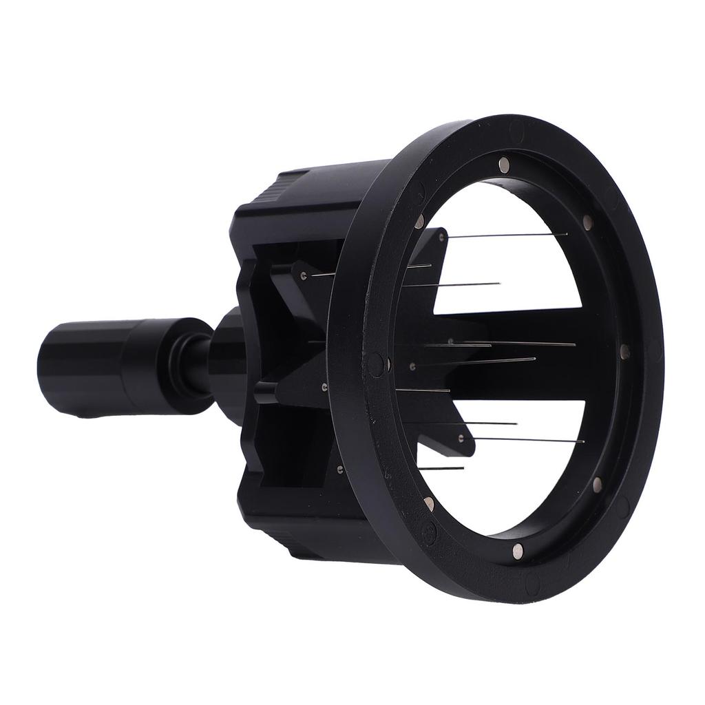 Coffee Distribution Tool 58mm Aluminum Alloy Magnetic Rotating Needle Coffee Stirrer for Home Bar Black