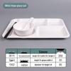 Melamine 6-Compartment School Lunch Tray