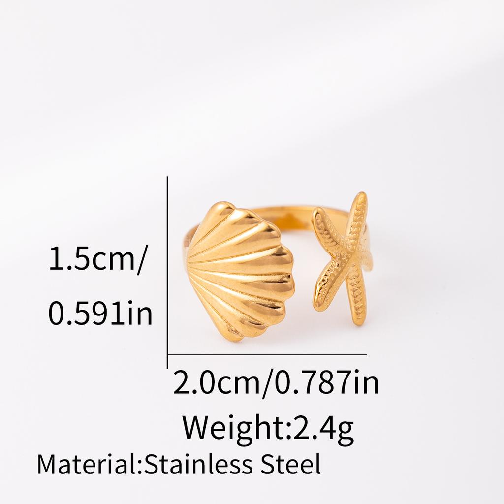 1Pcs Lady stainless steel open-ended ring, extravagant accessory ring, hollow finger ring
