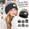 Thick Warm Earflap Winter Hat 53cm to 60cm Head Circumference Retro Stripe Beanie  For Women