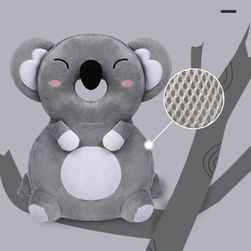 

Защитная подушка для головы малыша, подушка для спины, защита от травм, мультяшные защитные подушки, дышащая подушка с защитой от падения, От 1 до 3 лет