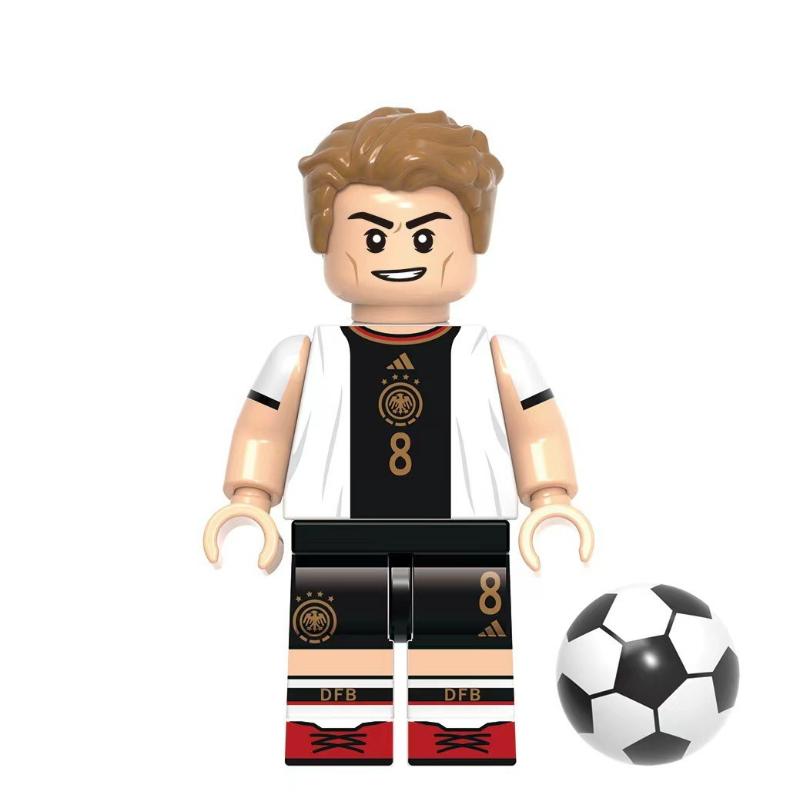 G0103 G0104 G0112 Wereldvoetbalsterren Bouwstenen Minifiguren Set Voetballers Bouwstenen Actiefiguren Model Speelgoed Verjaardagscadeau